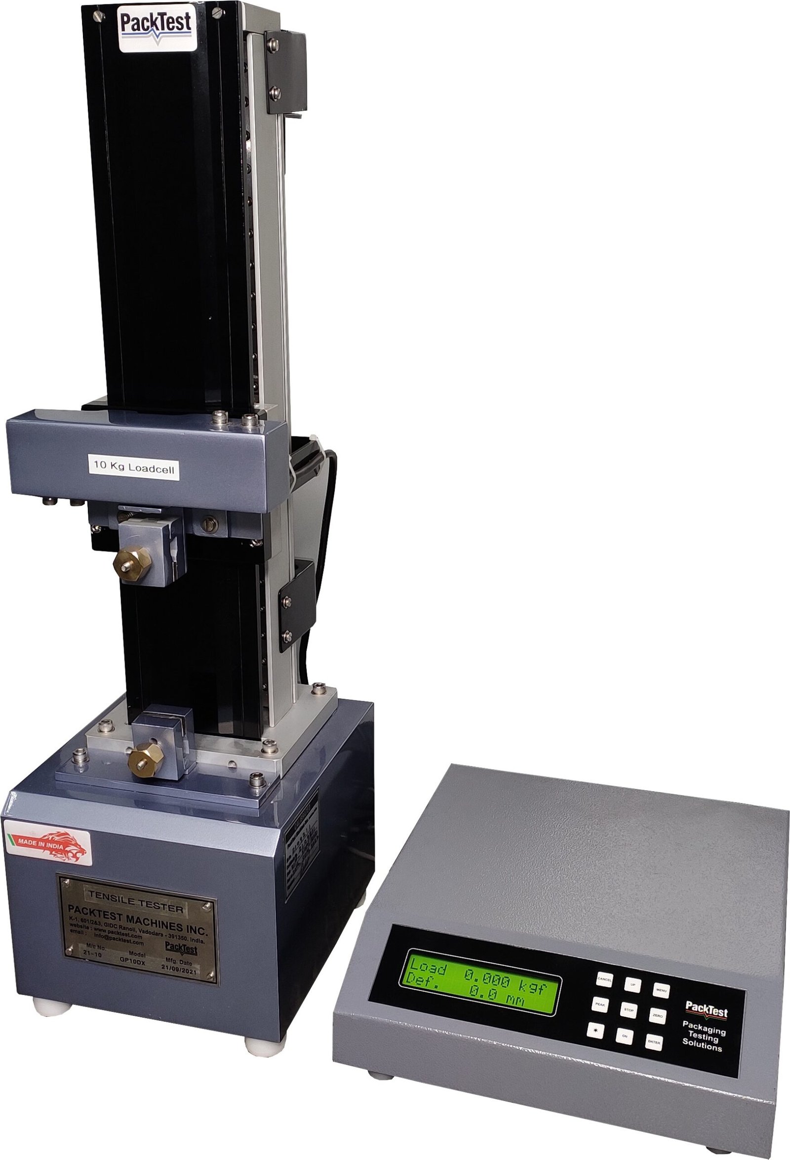 Paper Core Compression Strength Tester  K J International - Testing  Instruments